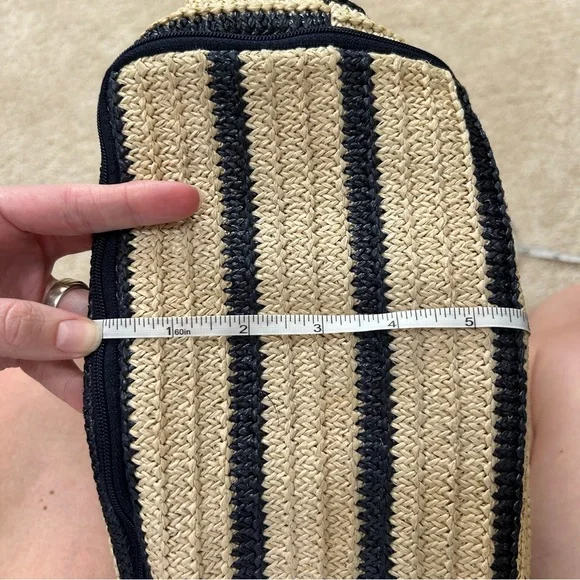 Vera Bradley Flamingo Applique Straw Beach Shoulder Tote Bag - Picture 12 of 16